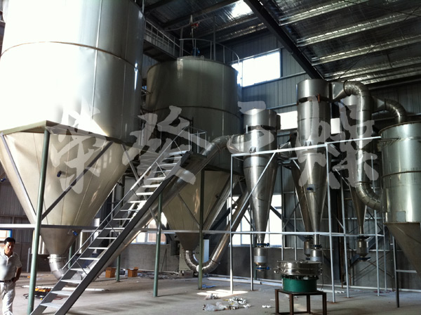 血漿蛋白粉專用噴霧干燥機干燥工程